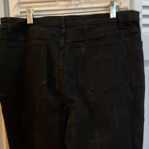 NWT Widow Cross Embroidered Skinny Rocker Pants Size XXL